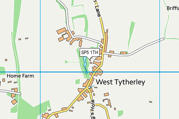 SP5 1TH map - OS VectorMap District (Ordnance Survey)