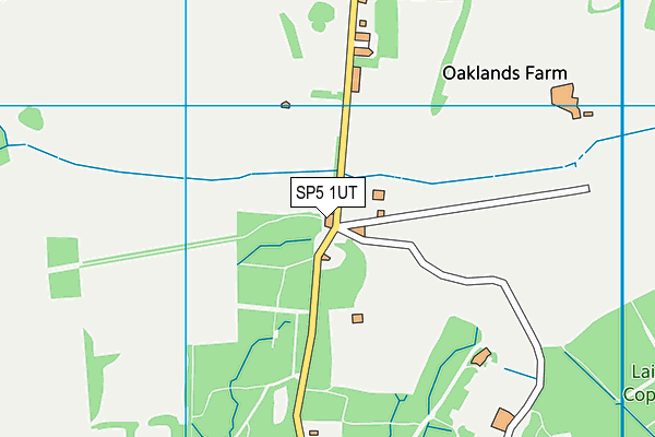 SP5 1UT map - OS VectorMap District (Ordnance Survey)