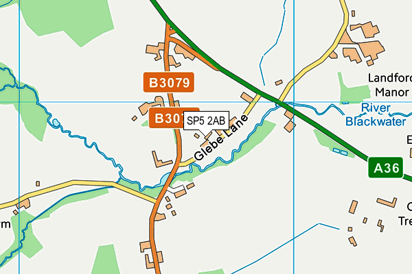 SP5 2AB map - OS VectorMap District (Ordnance Survey)