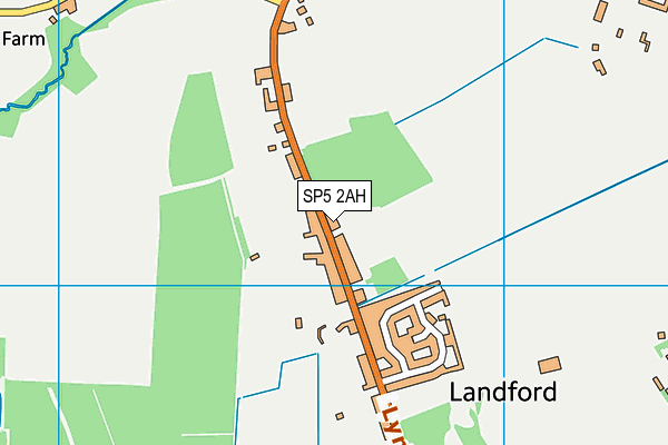 SP5 2AH map - OS VectorMap District (Ordnance Survey)