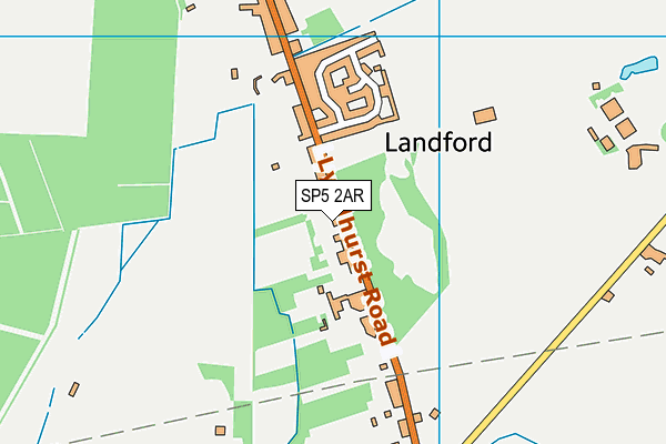 SP5 2AR map - OS VectorMap District (Ordnance Survey)