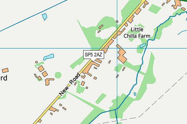 SP5 2AZ map - OS VectorMap District (Ordnance Survey)