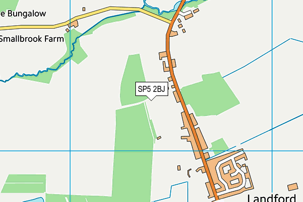 SP5 2BJ map - OS VectorMap District (Ordnance Survey)