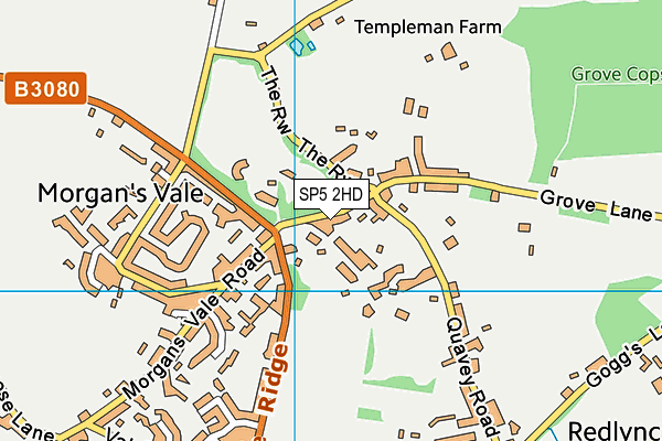 SP5 2HD map - OS VectorMap District (Ordnance Survey)