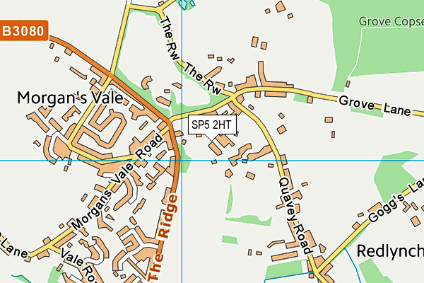 SP5 2HT map - OS VectorMap District (Ordnance Survey)