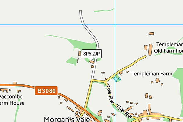 SP5 2JP map - OS VectorMap District (Ordnance Survey)