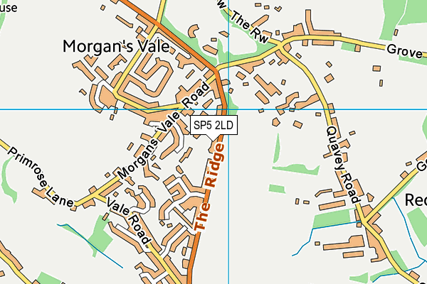 SP5 2LD map - OS VectorMap District (Ordnance Survey)