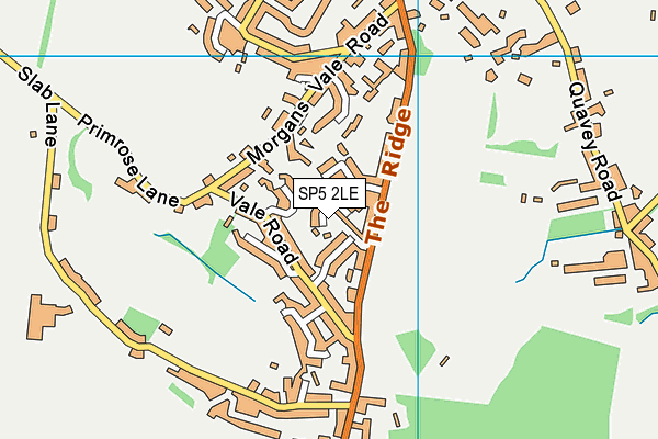 SP5 2LE map - OS VectorMap District (Ordnance Survey)
