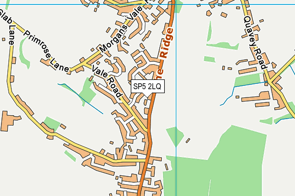 SP5 2LQ map - OS VectorMap District (Ordnance Survey)