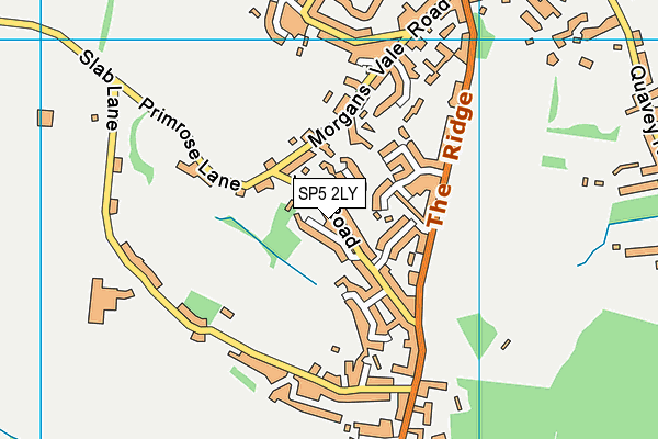 SP5 2LY map - OS VectorMap District (Ordnance Survey)