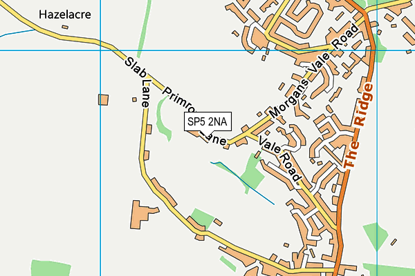 SP5 2NA map - OS VectorMap District (Ordnance Survey)