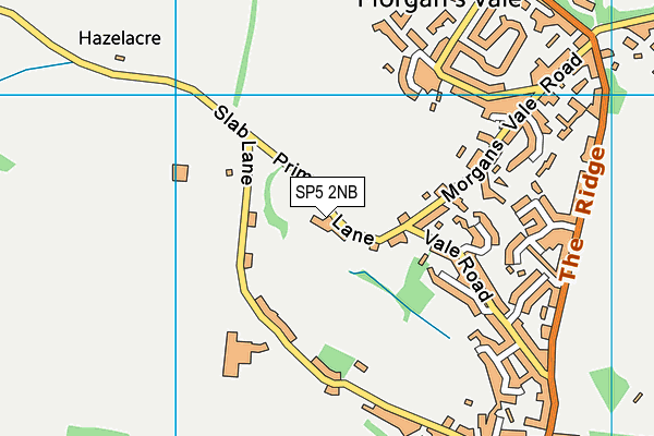 SP5 2NB map - OS VectorMap District (Ordnance Survey)