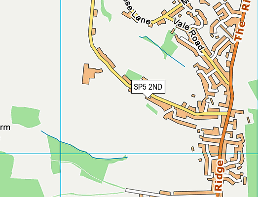SP5 2ND map - OS VectorMap District (Ordnance Survey)