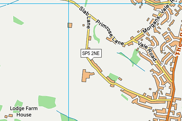 SP5 2NE map - OS VectorMap District (Ordnance Survey)