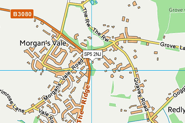 SP5 2NJ map - OS VectorMap District (Ordnance Survey)