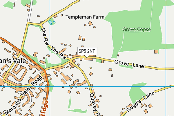 SP5 2NT map - OS VectorMap District (Ordnance Survey)