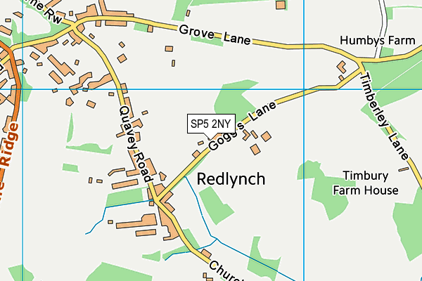 SP5 2NY map - OS VectorMap District (Ordnance Survey)