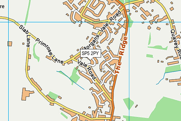 SP5 2PY map - OS VectorMap District (Ordnance Survey)