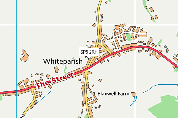 SP5 2RH map - OS VectorMap District (Ordnance Survey)