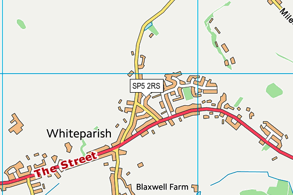 SP5 2RS map - OS VectorMap District (Ordnance Survey)