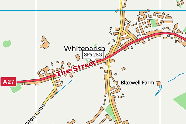 Map of WHITEPARISH VILLAGE STORE LIMITED at district scale