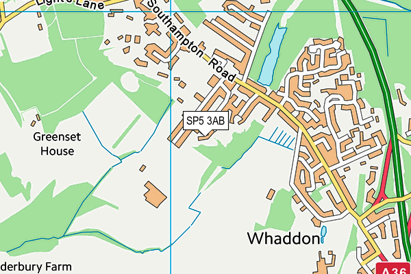 SP5 3AB map - OS VectorMap District (Ordnance Survey)