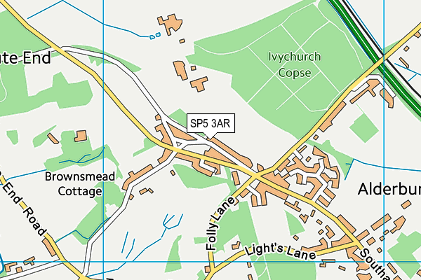 SP5 3AR map - OS VectorMap District (Ordnance Survey)