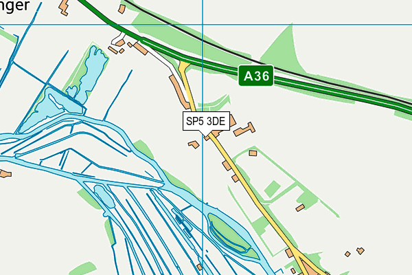 SP5 3DE map - OS VectorMap District (Ordnance Survey)