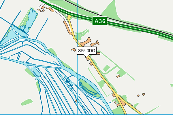 SP5 3DG map - OS VectorMap District (Ordnance Survey)