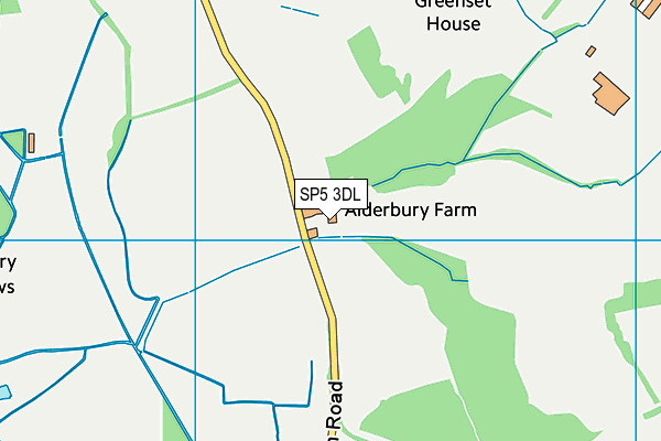 SP5 3DL map - OS VectorMap District (Ordnance Survey)