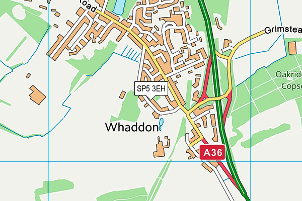 SP5 3EH map - OS VectorMap District (Ordnance Survey)