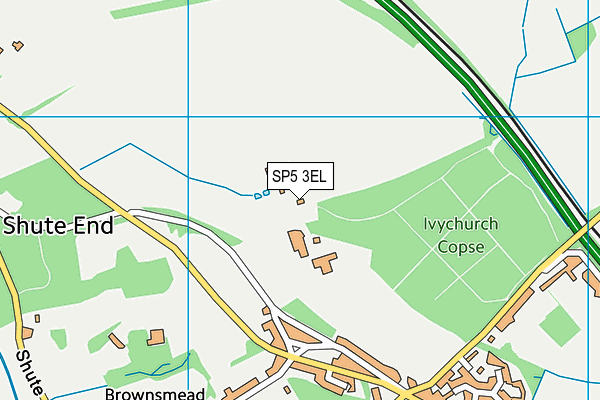 SP5 3EL map - OS VectorMap District (Ordnance Survey)