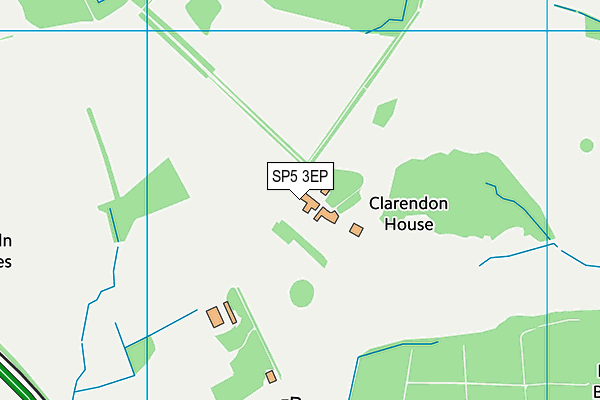 SP5 3EP map - OS VectorMap District (Ordnance Survey)
