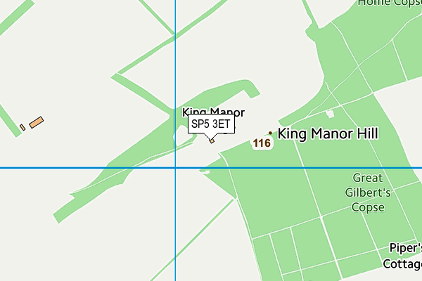 SP5 3ET map - OS VectorMap District (Ordnance Survey)