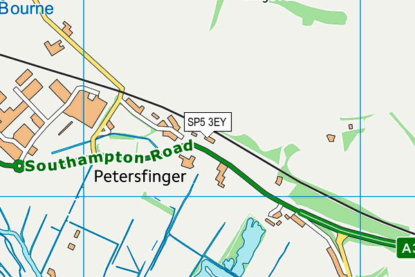 SP5 3EY map - OS VectorMap District (Ordnance Survey)