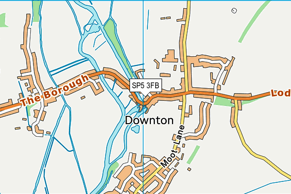 SP5 3FB map - OS VectorMap District (Ordnance Survey)