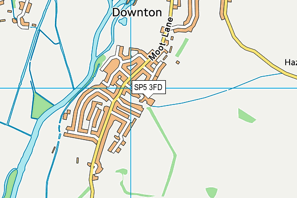 SP5 3FD map - OS VectorMap District (Ordnance Survey)