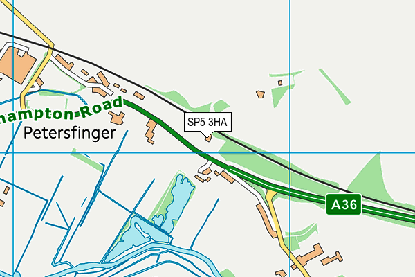 SP5 3HA map - OS VectorMap District (Ordnance Survey)