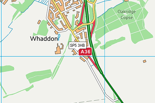 SP5 3HB map - OS VectorMap District (Ordnance Survey)