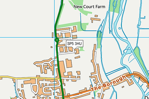 SP5 3HU map - OS VectorMap District (Ordnance Survey)