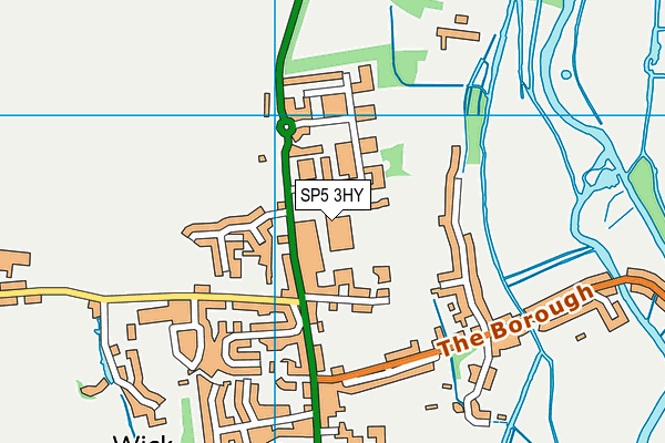 SP5 3HY map - OS VectorMap District (Ordnance Survey)