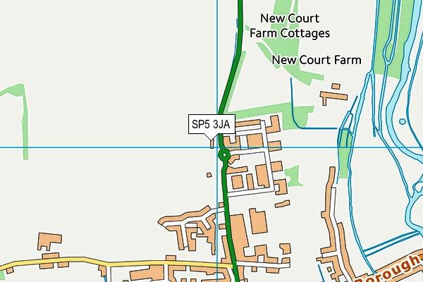 SP5 3JA map - OS VectorMap District (Ordnance Survey)