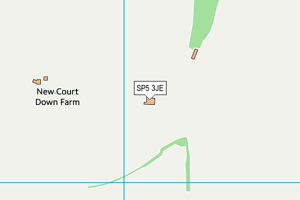 SP5 3JE map - OS VectorMap District (Ordnance Survey)