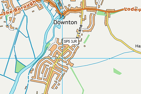 SP5 3JR map - OS VectorMap District (Ordnance Survey)