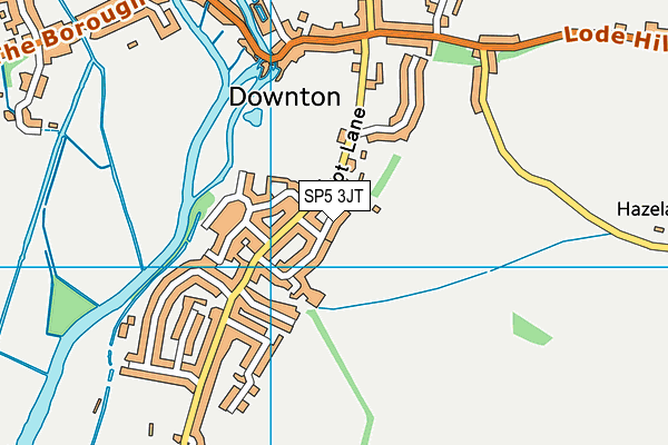 SP5 3JT map - OS VectorMap District (Ordnance Survey)