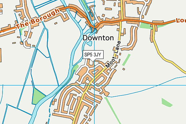 SP5 3JY map - OS VectorMap District (Ordnance Survey)