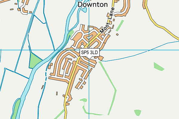 SP5 3LD map - OS VectorMap District (Ordnance Survey)