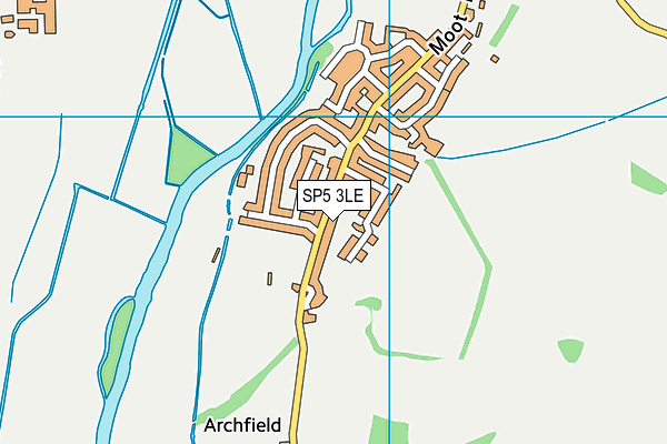 SP5 3LE map - OS VectorMap District (Ordnance Survey)