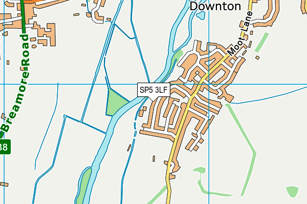 Map of WHITE COTTAGES DOWNTON LIMITED at district scale