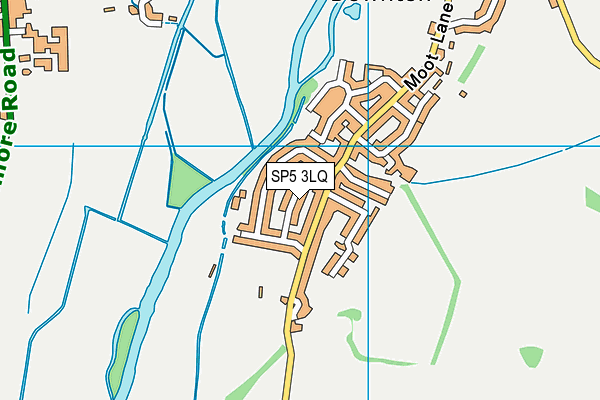 SP5 3LQ map - OS VectorMap District (Ordnance Survey)